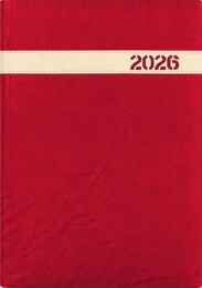 Naptár, tervező, A5, napi, DAYLINER, "The Boss", bordó