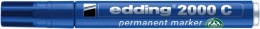 Alkoholos marker, 1,5-3 mm, kúpos, EDDING "2000", kék