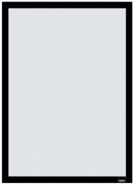 Posztertábla, fali, A3 méret, műanyag keret, 2 db, NOBO, fekete